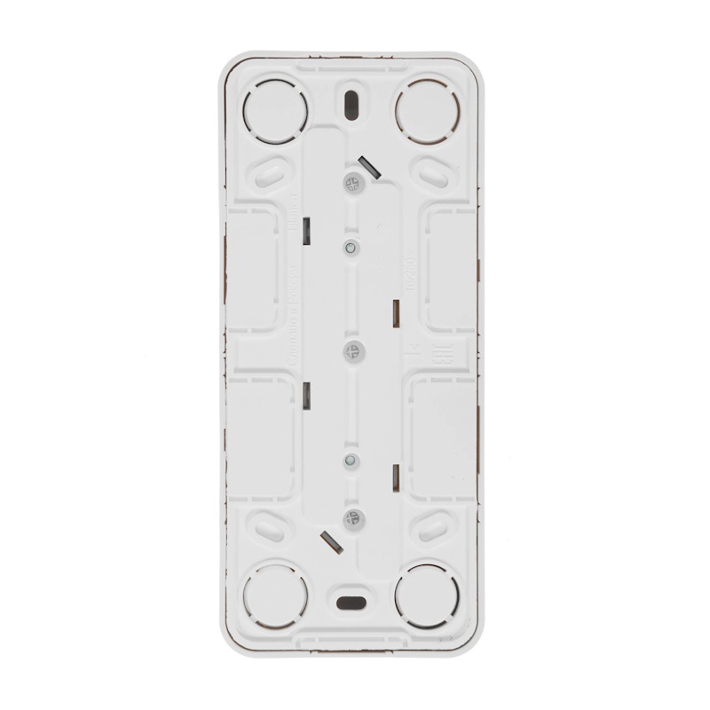 Розетка о/у Blanca BLNRA010311, 3 гнезда, с/з, белая