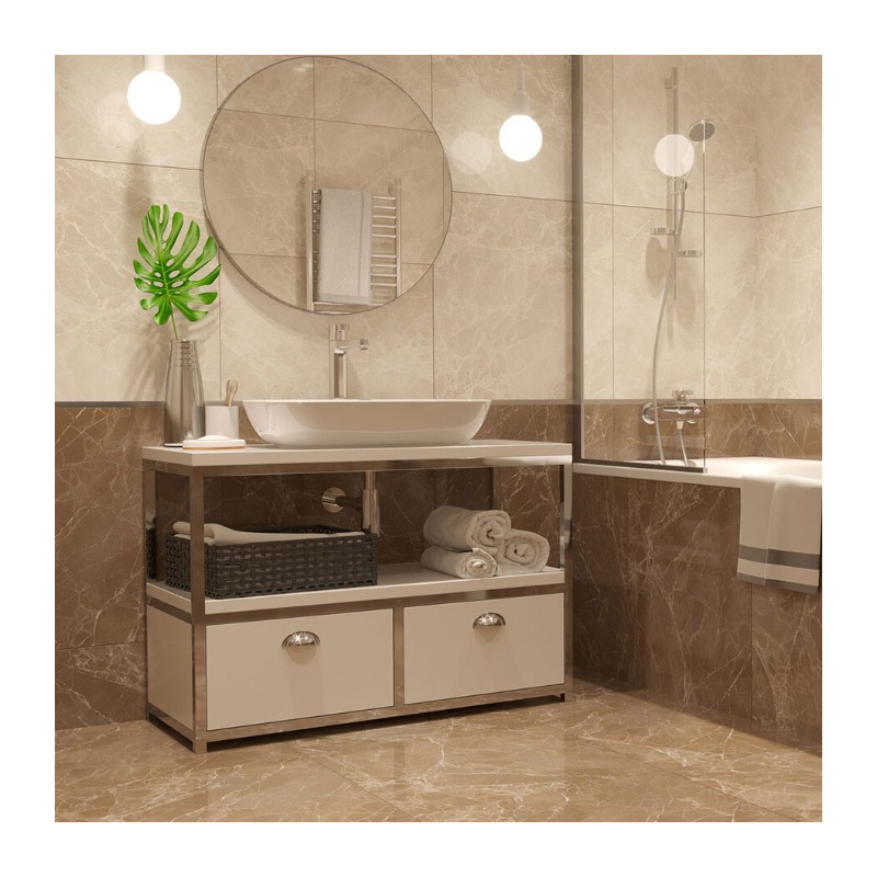 Керамогранит Grasaro Emotions, бежевый, 600х600х10 мм