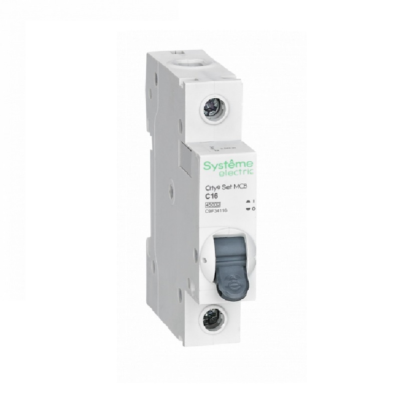 Выключатель автоматический City9 4,5кА, С 16А, 1П. SE C9F34116