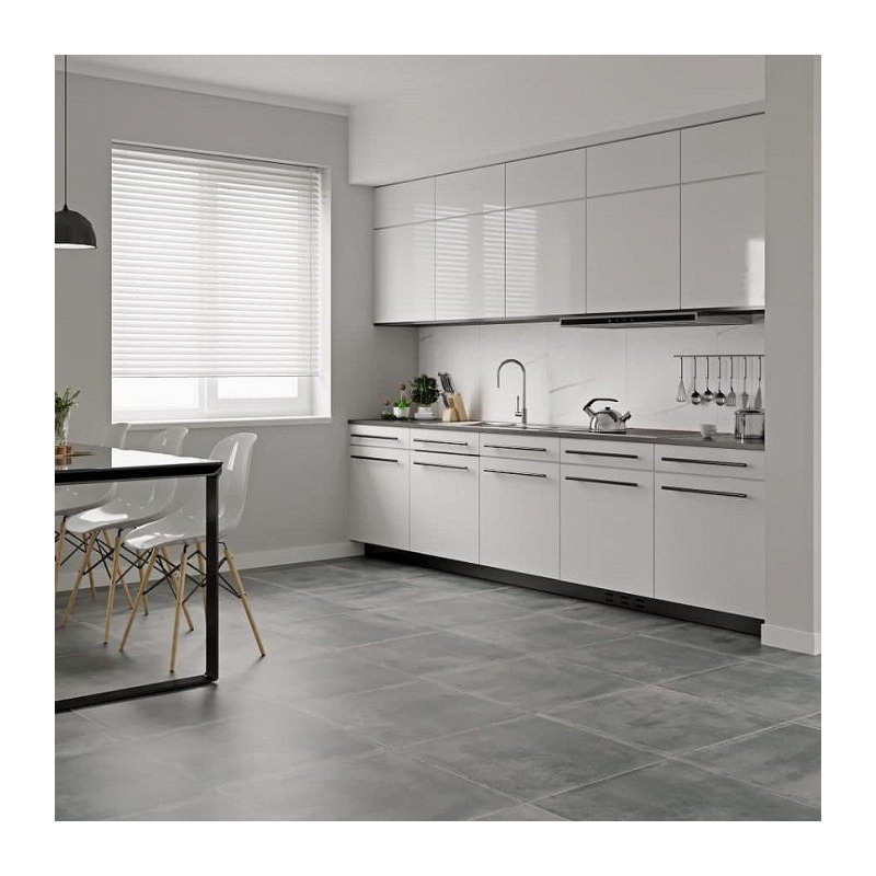 Керамогранит Grasaro Vita G-3033, темно-серый, неректификат, 600х600х9 мм