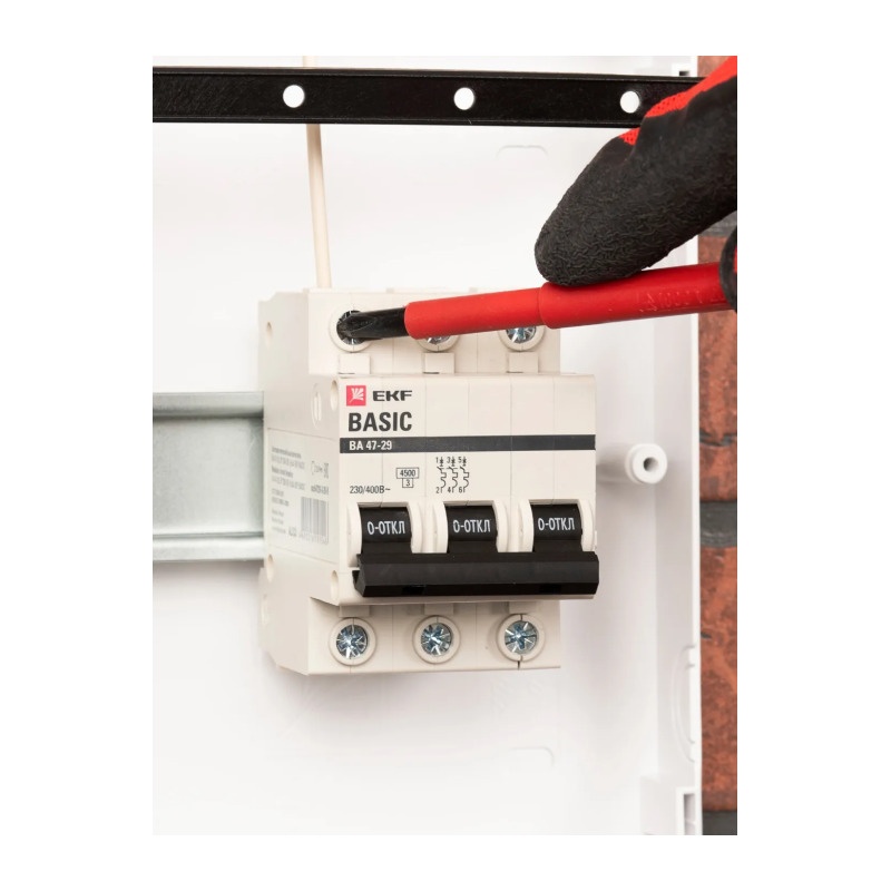 Выключатель автоматический EKF ВА 47-29 4,5кА, С 50А, 3П