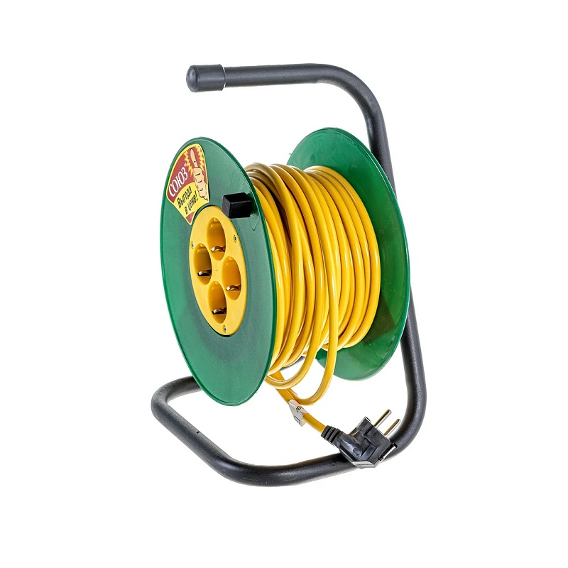 Удлинитель силовой на катушке 481S-3602, ПВС, 3700 Вт, с/з, 20 м