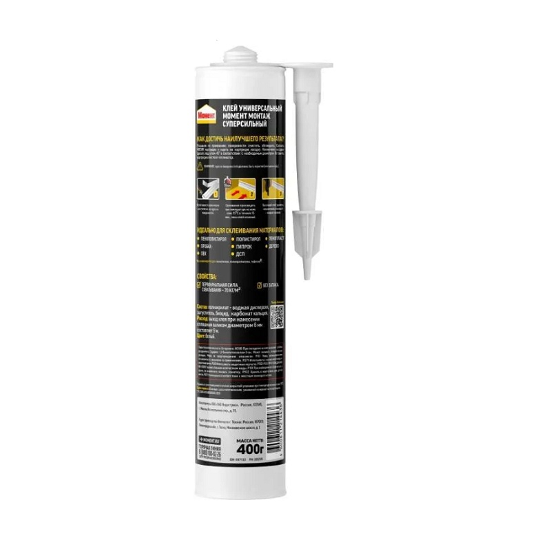Клей Момент Монтаж Суперсильный (400 г)