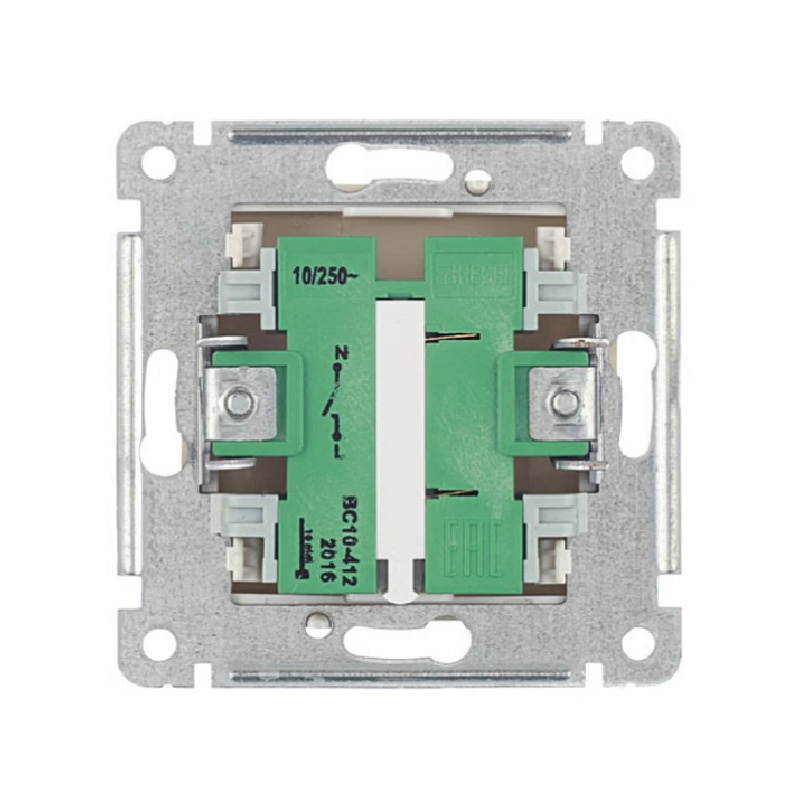 Выключатель с/у Master ВС10-412-01, 1 клавиша, с/инд, слоновая кость