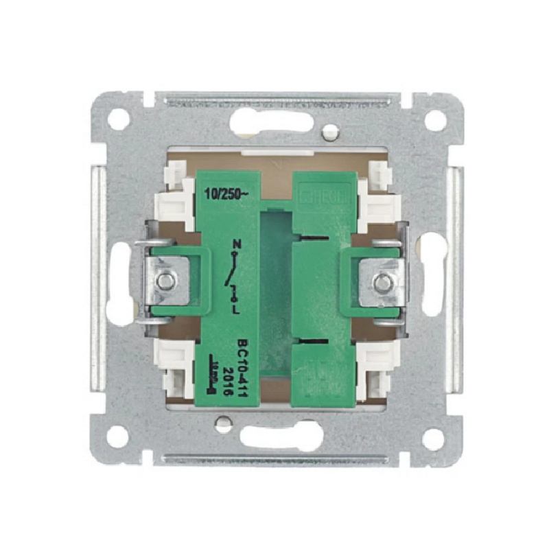 Выключатель с/у Master ВС10-411-01, 1 клавиша, б/инд, слоновая кость