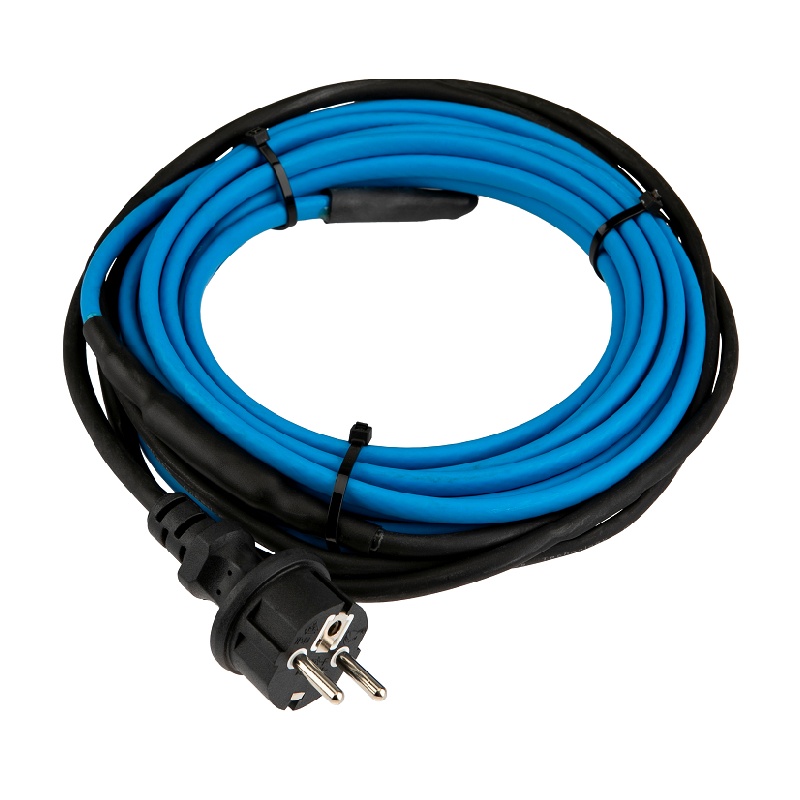 Кабель греющий саморегулирующийся Rexant SRL 15MSR-PB, для установки на трубу, 15 Вт/м (6 м)