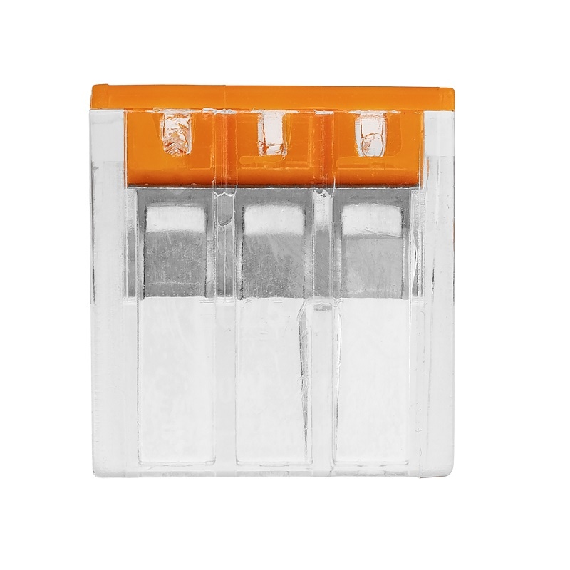 Клемма 2273-233 с пастой, 3 провода 1,0-2,5 мм2 (5 шт.)