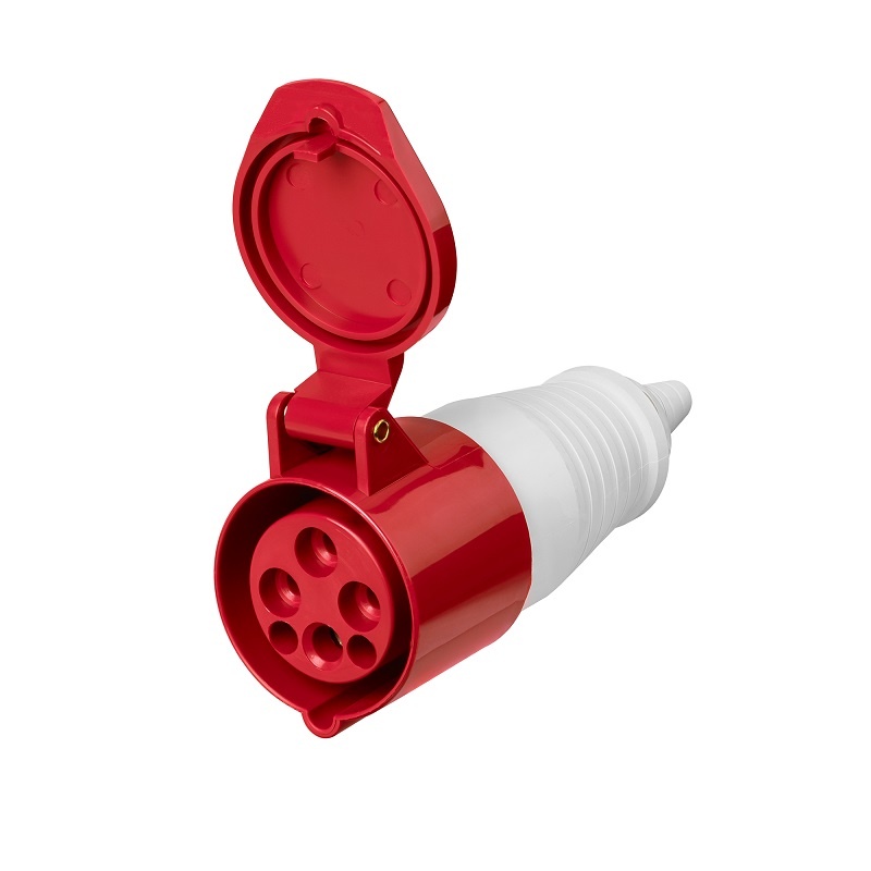 Розетка переносная 214, 3Р+РЕ, 16А, 380В, IP44