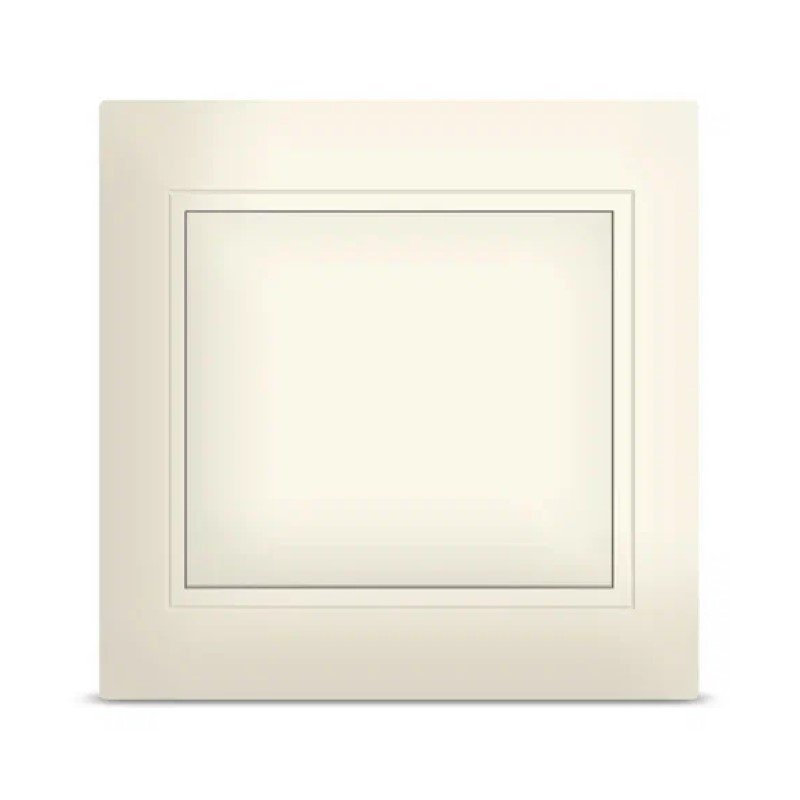 Выключатель в сборе с/у Севиль Б-С0021, 1 клавиша, б/инд, IP20, слоновая кость