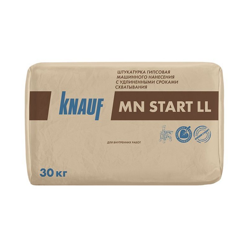 Штукатурка гипсовая Knauf МN-Start LL, 30 кг