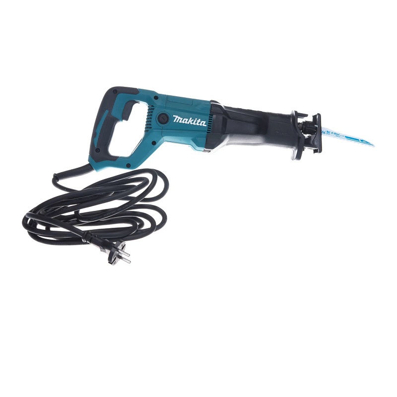 Пила сабельная сетевая Makita JR3051TK, 1200Вт, глубина 255/130 мм, ход 30 мм