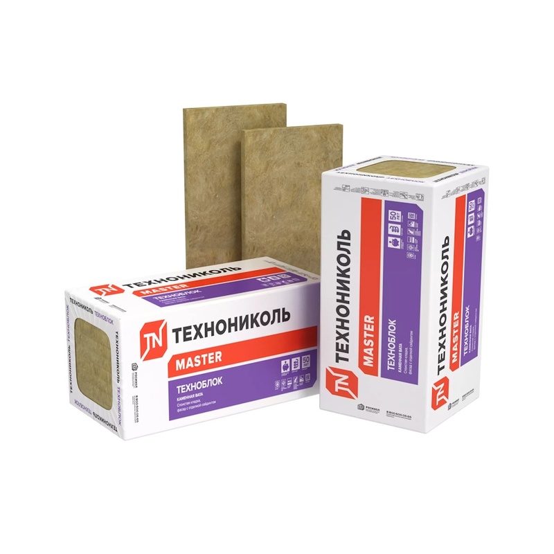 Утеплитель Технониколь Техноблок Стандарт 1200х600х100 мм, 4 шт