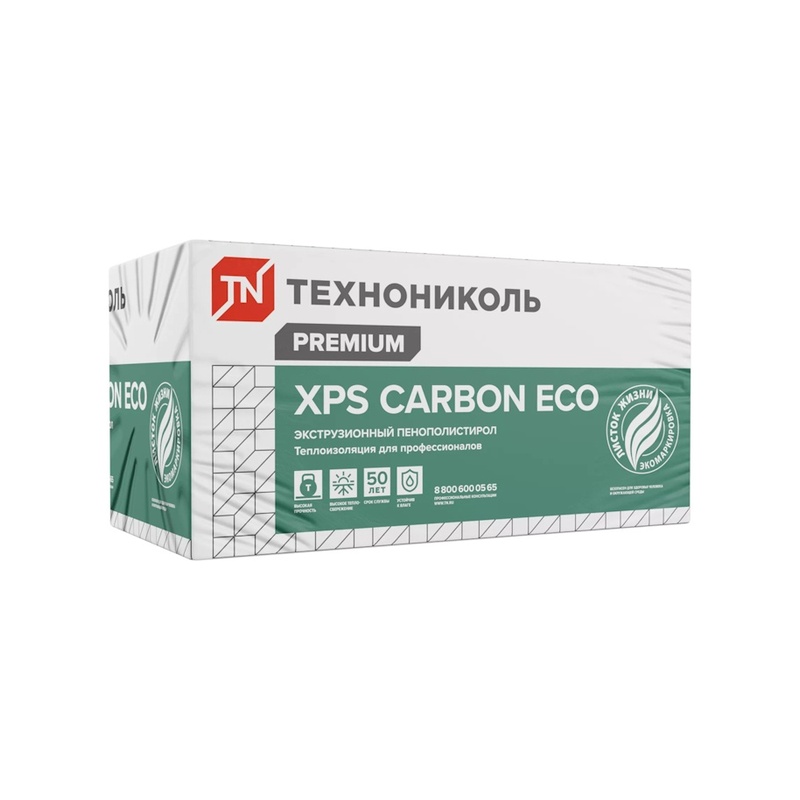 Пенополистирол экструдированный Технониколь XPS Carbon Eco 1180х580х30 мм, 13 шт