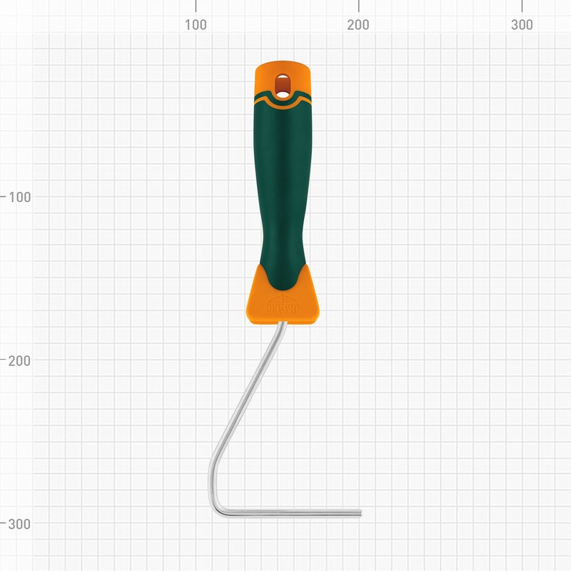 Бюгель для мини-валика Варяг 31723 обрезиненная ручка 6х100 мм