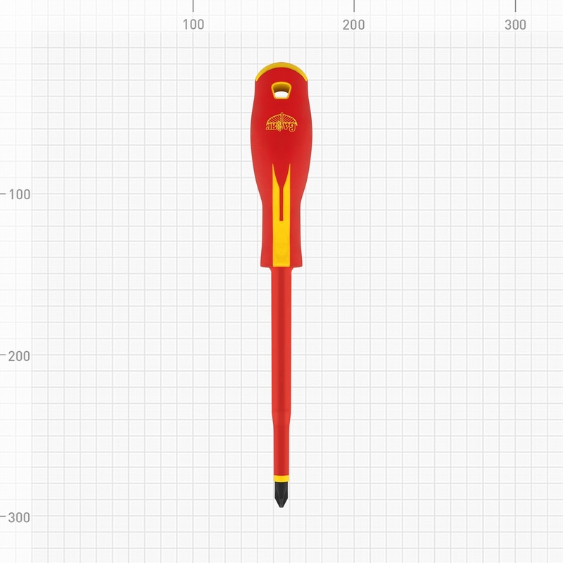 Отвертка Варяг 86060 диэлектрическая 1000В, PH 3х150 мм