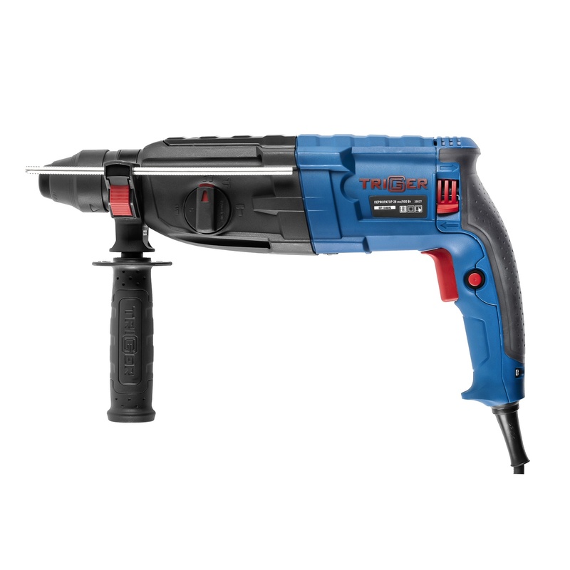 Перфоратор сетевой Trigger 20027, SDS-plus 28 мм 800 Вт 3 режима 3,2 Дж, L кабеля=4 м,кейс