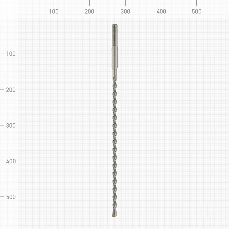 Бур Trigger 88003 SDS-Max (двойная спираль, 4 резца), 14х415/540 мм
