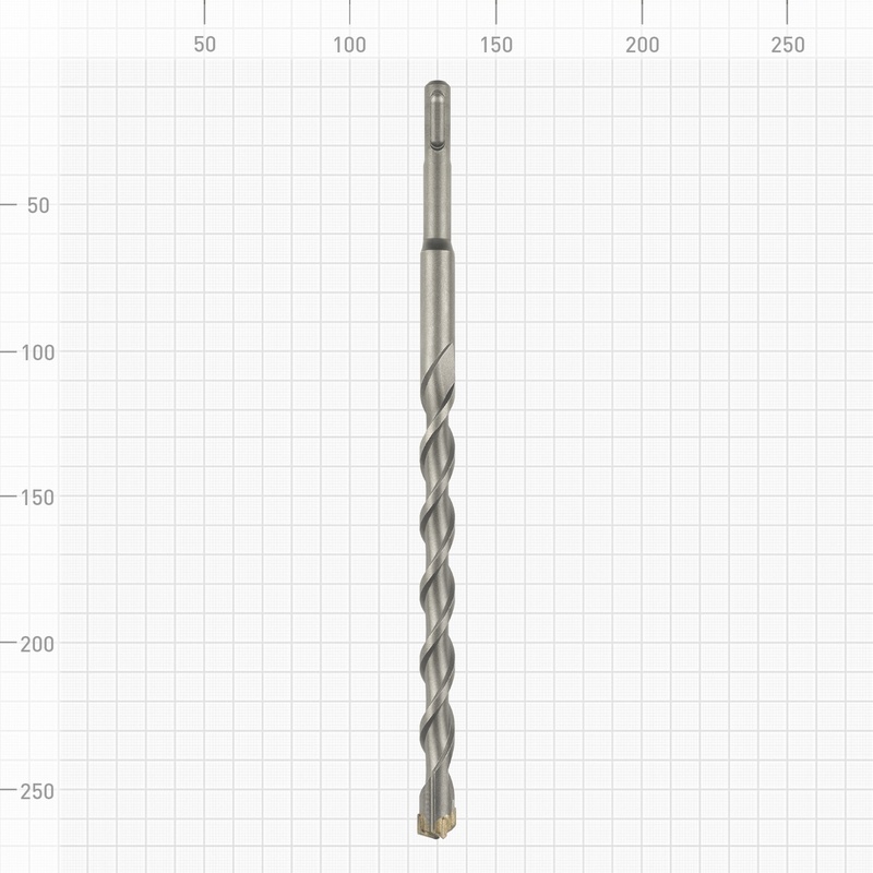 Бур Trigger Quadro 78500 SDS+ 14х200/260 мм