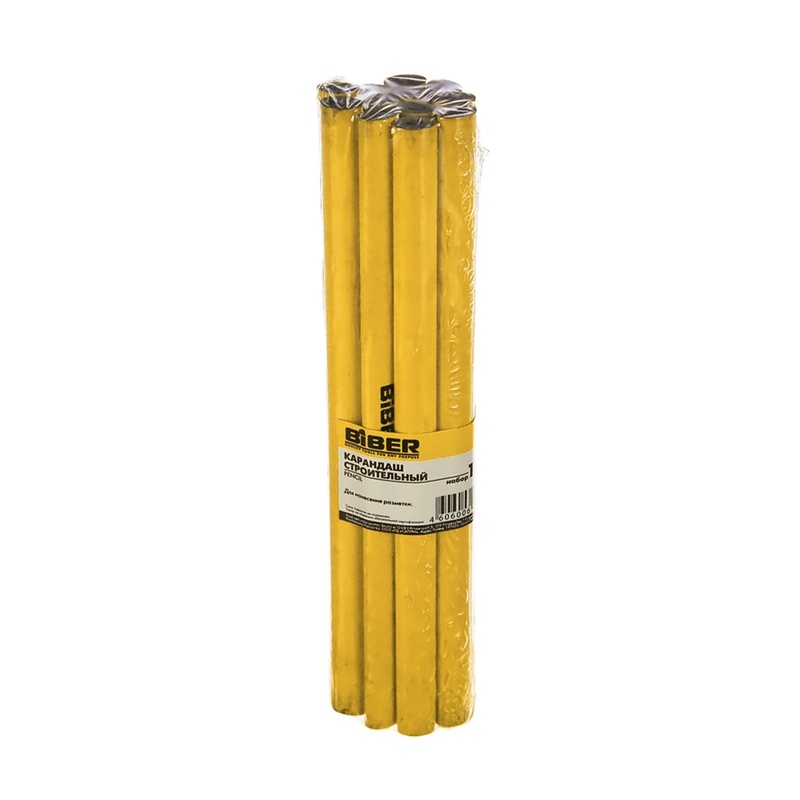 Карандаши строительные Biber 43001 180 мм (уп. 12 шт.)