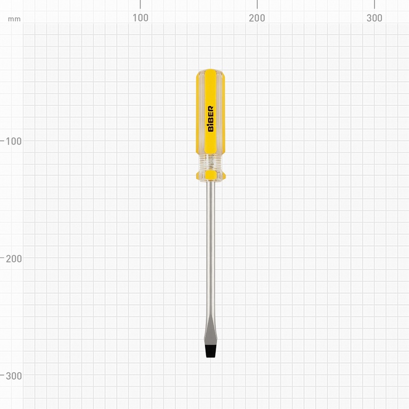 Отвертка Biber 85577 Стандарт SL 8х150 мм