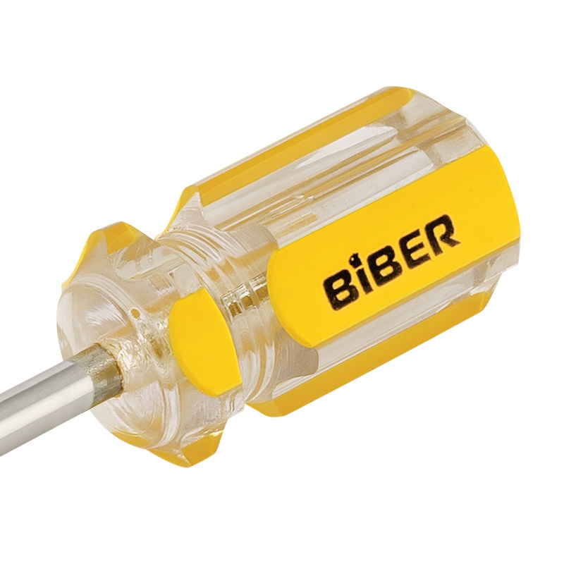 Отвертка Biber 85579 Стандарт SL 6х38 мм (бочка)