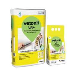 Шпаклевка финишная Vetonit LR+ для сухих помещений, 5 кг