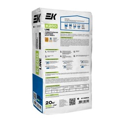Шпаклевка гипсовая универсальная ЕК К-200 Line, 20 кг