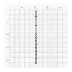 Бур Trigger Quadro 78481 SDS+ 8х150/210 мм