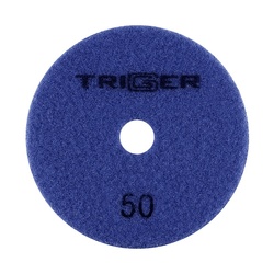 Алмазный гибкий шлифовальный круг Trigger 70731 №50 100мм, рабочий слой 3мм (сух. шлиф.)