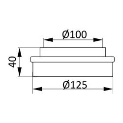 Редуктор Era 1012,5РП, d=100 мм/125 мм