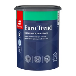 Краска для обоев и стен Tikkurila/Tikkivala Euro Trend А матовая (0,9 л)