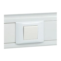 Выключатель EKF 45х45 мм, 2 модуля, 1 клавиша, 10А, 230В