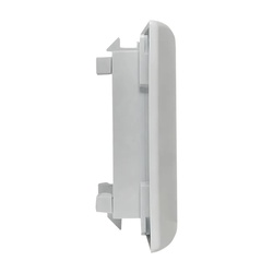 Суппорт с рамкой к кабель-каналу EKF 105х50мм, 4 модуля (2 поста), белый