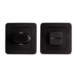 Завертка дверная Code Deco WC 2207-BLM квадратная, черный