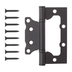 Петля накладная "бабочка" Vanger P2-BLM, 100х75х2,3 мм, черный