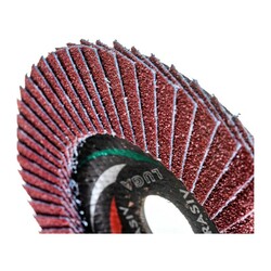 Диск лепестковый по металлу Луга Р50 125х22 мм