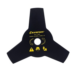 Нож для бензо/электротриммера Champion C5101 3 зуба (255х25,4х1,6 мм)