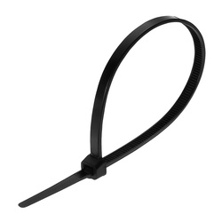 Хомут-стяжка Biber 123625 нейлоновый, черный, 3,6х250 мм (уп.100 шт.)