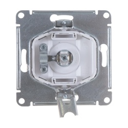 Розетка телевизионная TV с/у AtlasDesign ATN000193, 1 гнездо, белая