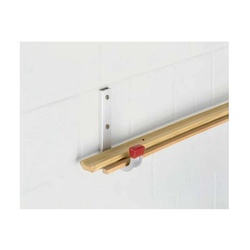 Крюк настенный, 190х220 мм, алюминий, серебро анод.