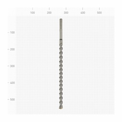 Бур Trigger 88008 SDS-Max (двойная спираль, 4 резца), 22х415/540 мм