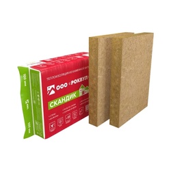 Утеплитель Rockwool Лайт Баттс Скандик 800х600х100 мм, 6 шт
