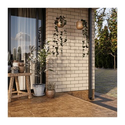 Ступень клинкерная плитка Керамин Вермонт 4, коричневый, 298х298х8 мм