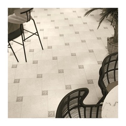 Вставка напольная Керамин Раполано, бежевый, 98х98х8 мм