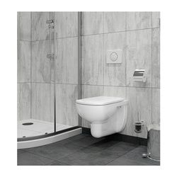 Унитаз подвесной Gesso Вега, безободковый, 507х355х377 мм