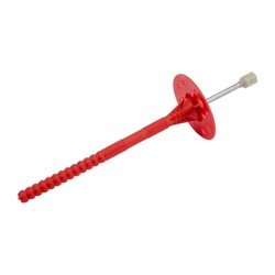 Дюбель-гвоздь для изоляции 10х160 мм (500 шт) с металлическим гвоздем и термоголовкой ГОСТ