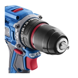 Дрель-шуруповерт Trigger 20121, бесщеточная, 2 аккумулятора Li-ion (2Ач), 18V, 13 мм, 58 Нм, кейс