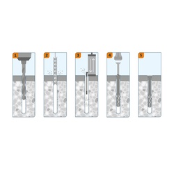 Дюбель-гвоздь SORMAT LYT UK KP 8/120 потайной (100 шт)