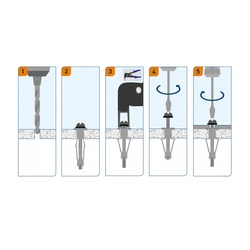 Анкер SORMAT MOLA 6/13 для тонких листов, металл (50 шт)