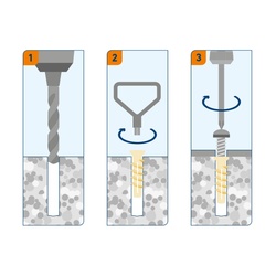 Дюбель для газобетона SORMAT KBT 4 10х50 нейлон (4 шт)